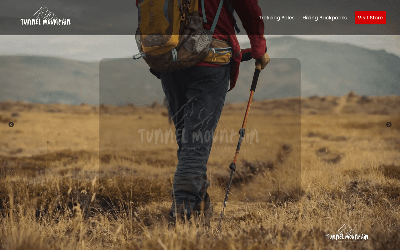Tunnel Mountain — outdoor recreational equipment site